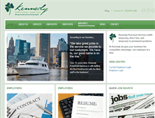 Tablet Screenshot of kennedy-services.com